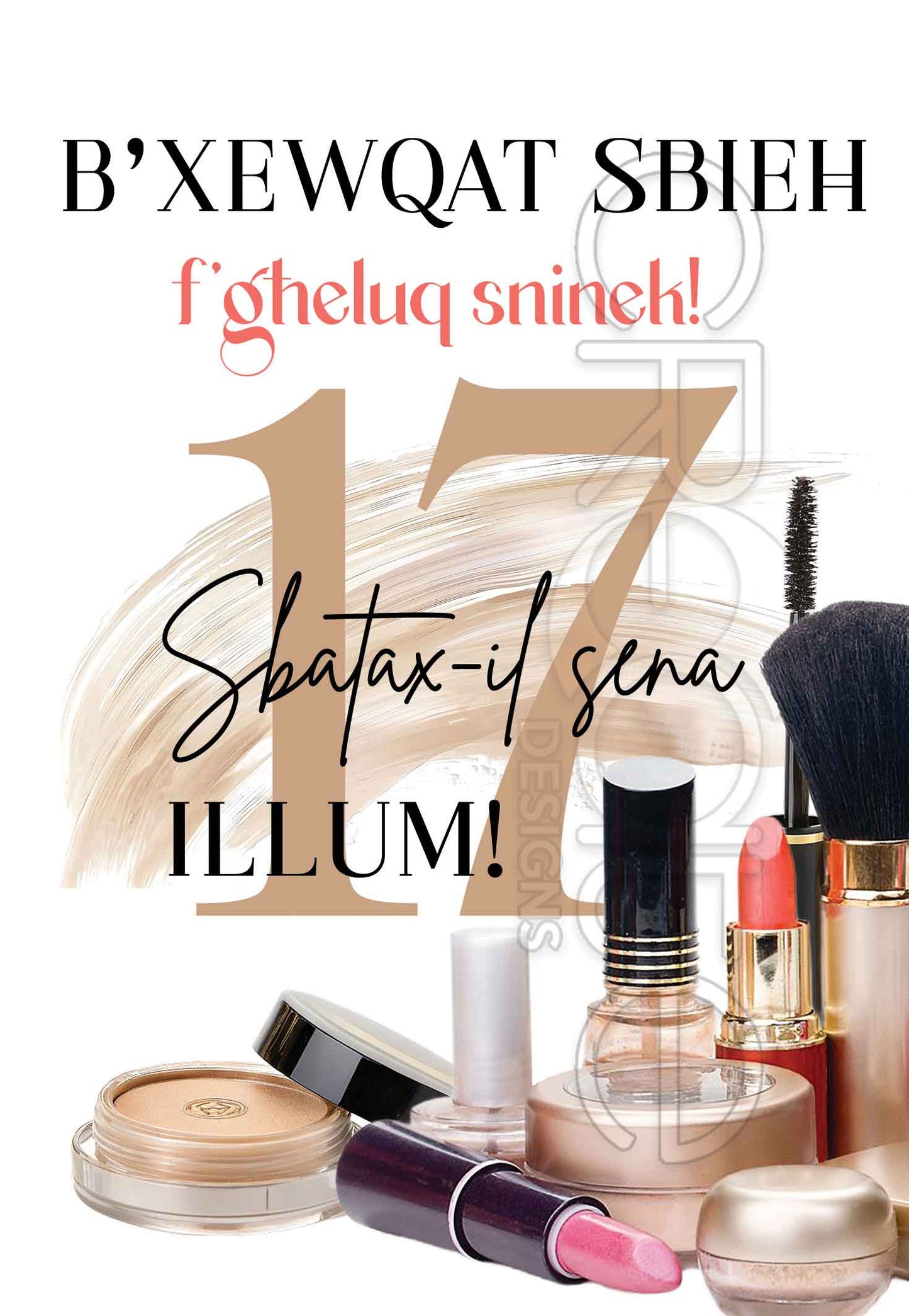 17 Birthday Card Female (Seventeen Years)