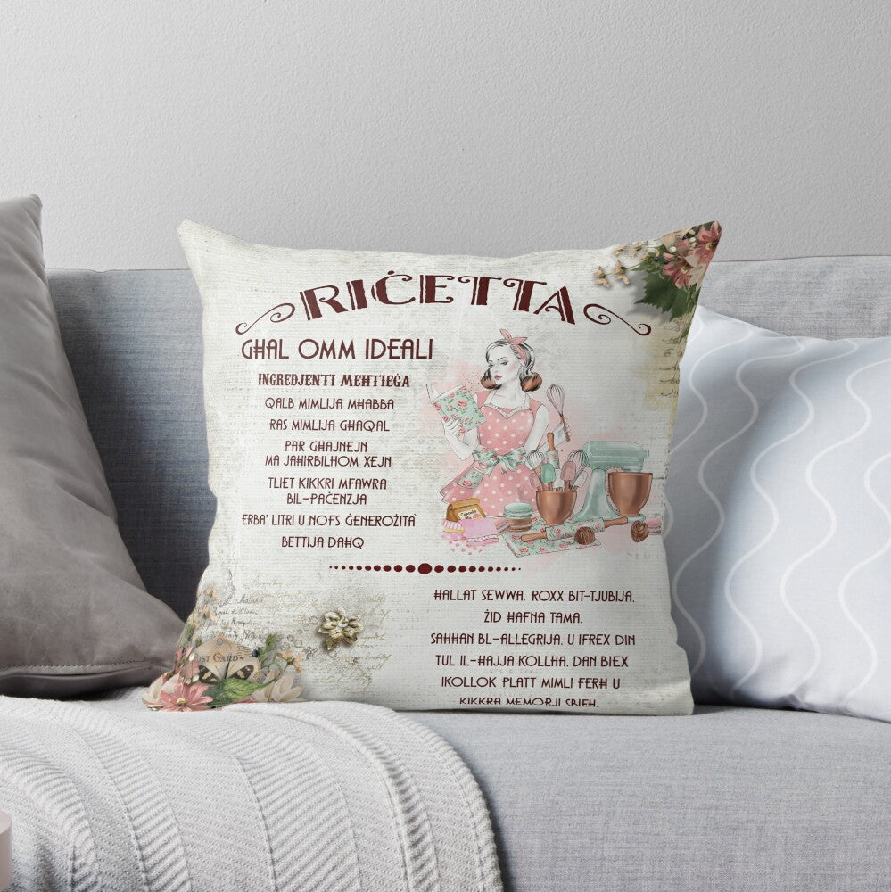 Cushion għall-Omm (Riċetta Għal Omm Ideali)