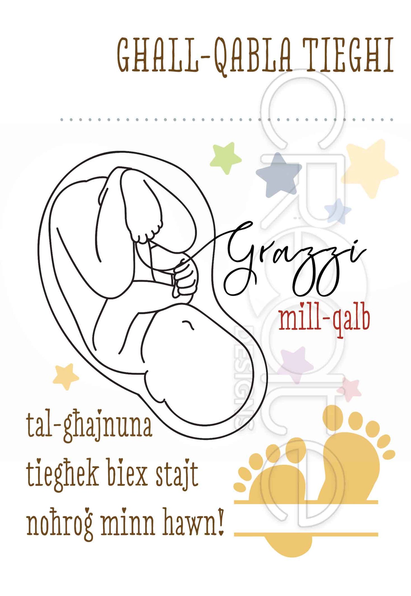 Midwife Thank you Card