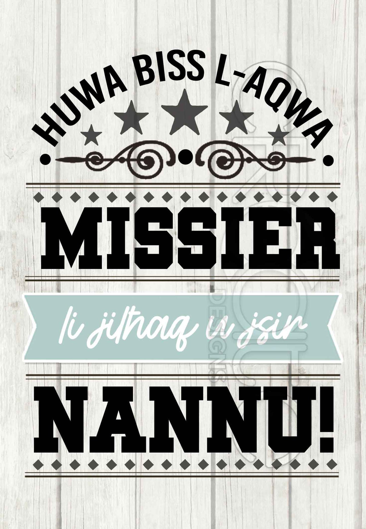 Baby Announcement Card (Grandfather to Be)