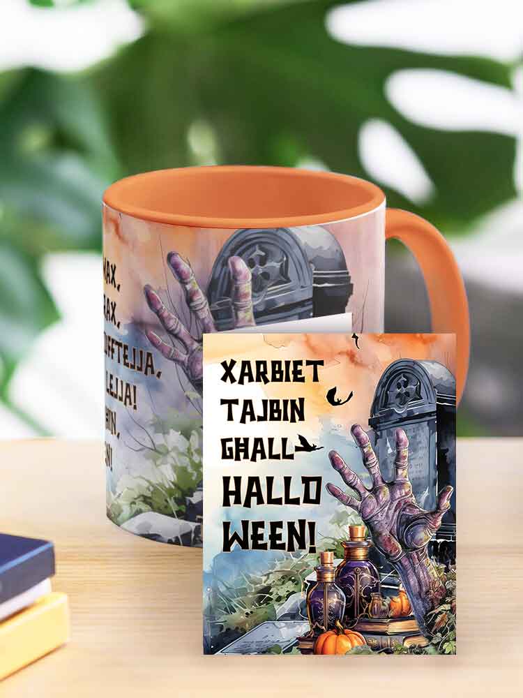 Mug For Halloween (Zombie Hand)