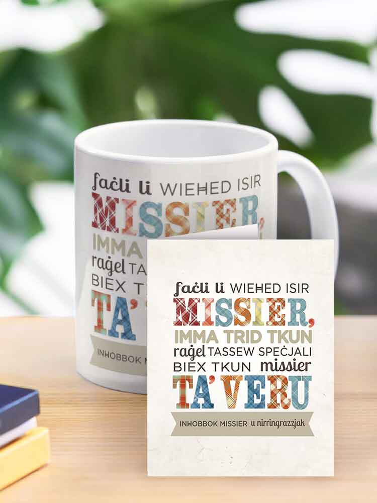 Mug for father (Missier Ta' Veru)