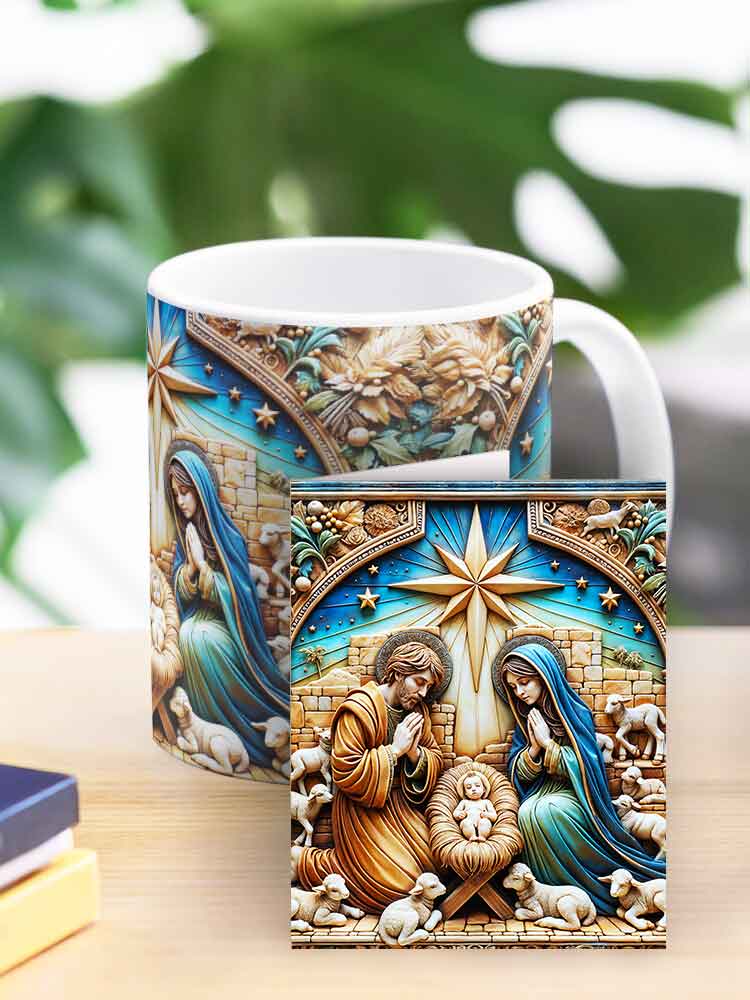 Christmas mug (Nativity Scene)