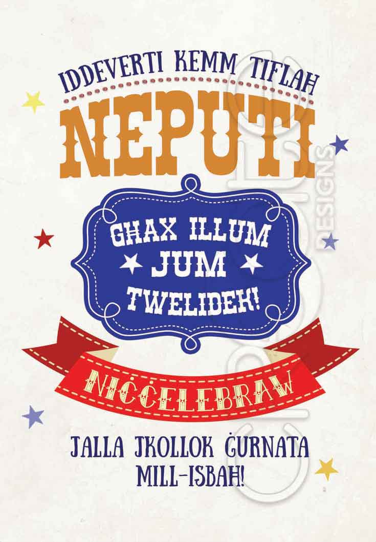 Kartolina għall-Neputi f'għeluq sninu