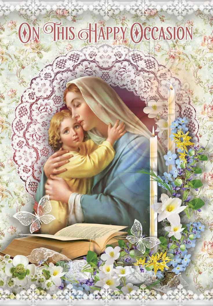 Kartolina bl-Ingliż 'On This Happy Occasion'