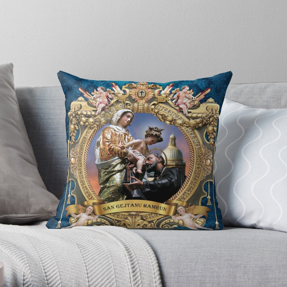 Cushion ta' San Gejtanu Red (Ħamrun)