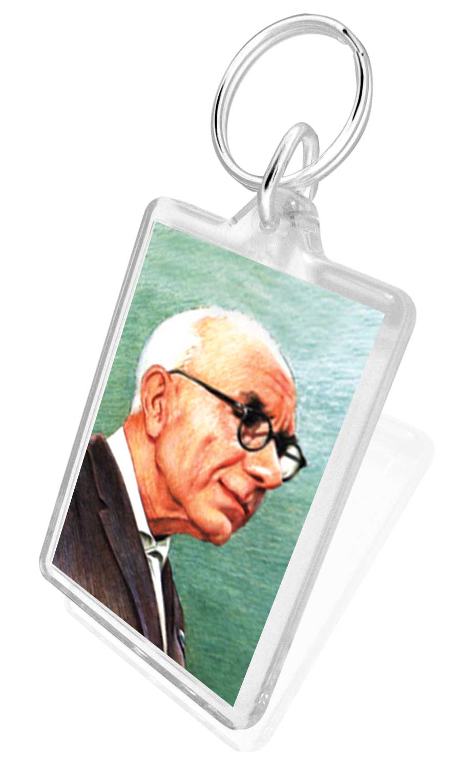 Keychain ta' San Ġorġ Preca u Eugenio Borg
