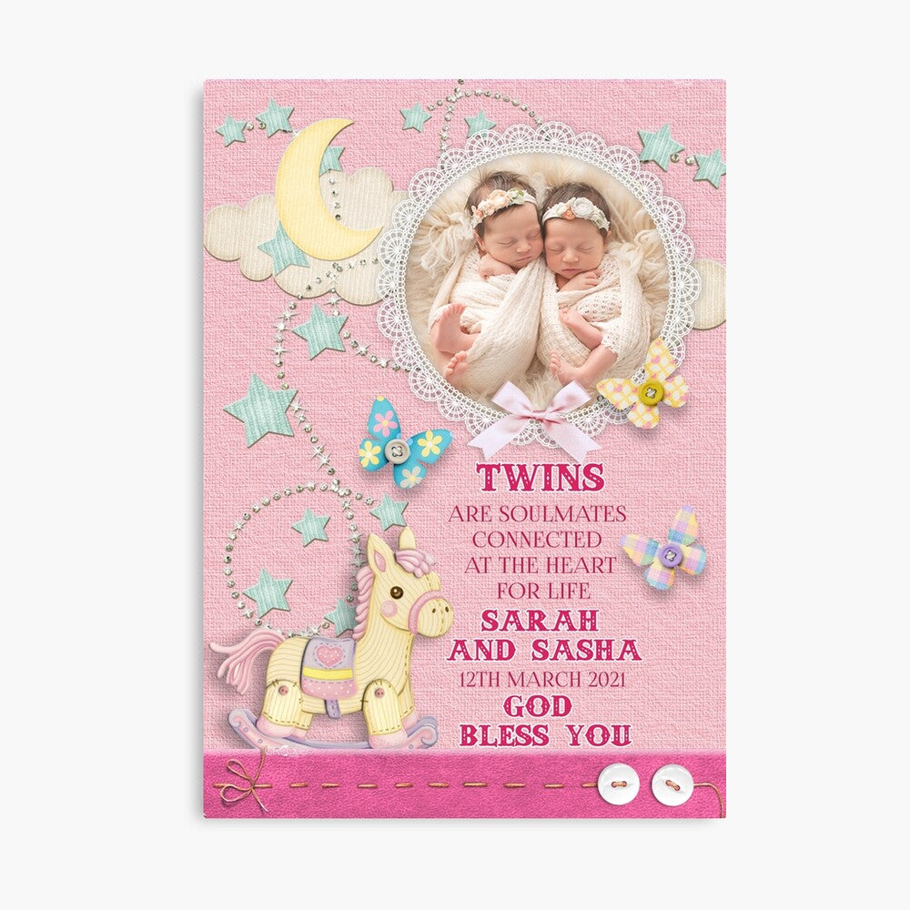 Foam Board for first year baby's achievement Twins (with photos)