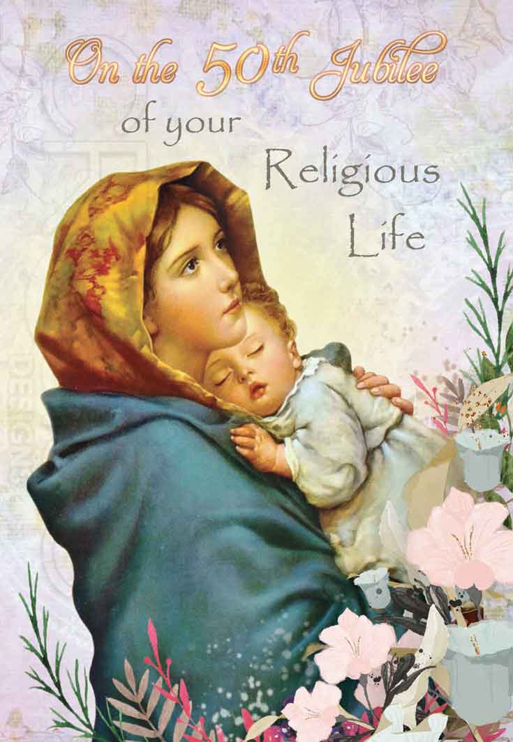 Card for a Nun in the Golden Jubilee