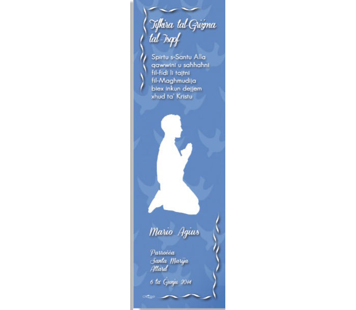 Holy Confirmation Bookmark (Design 8)