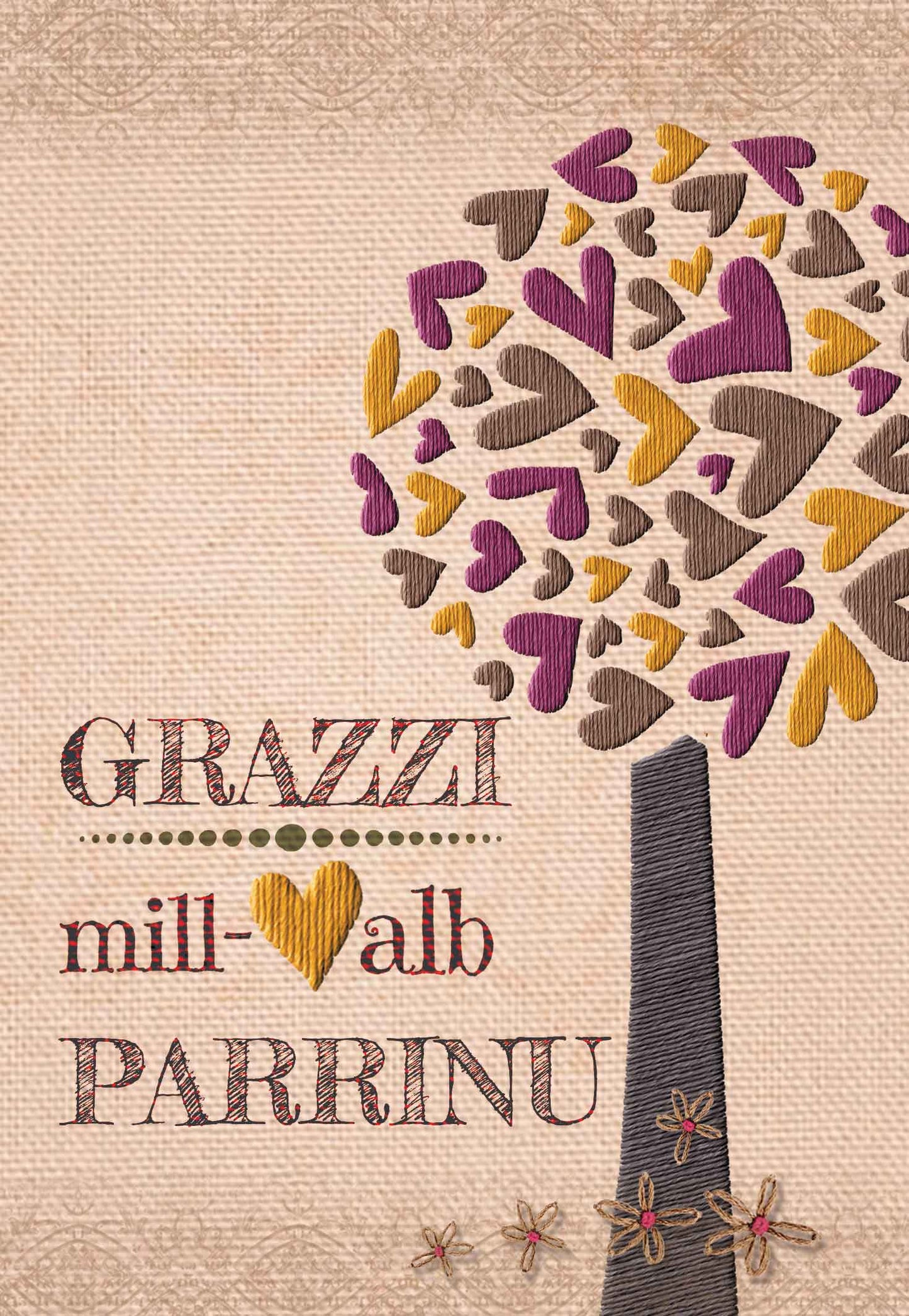 Holy Confirmation card for Sponsor