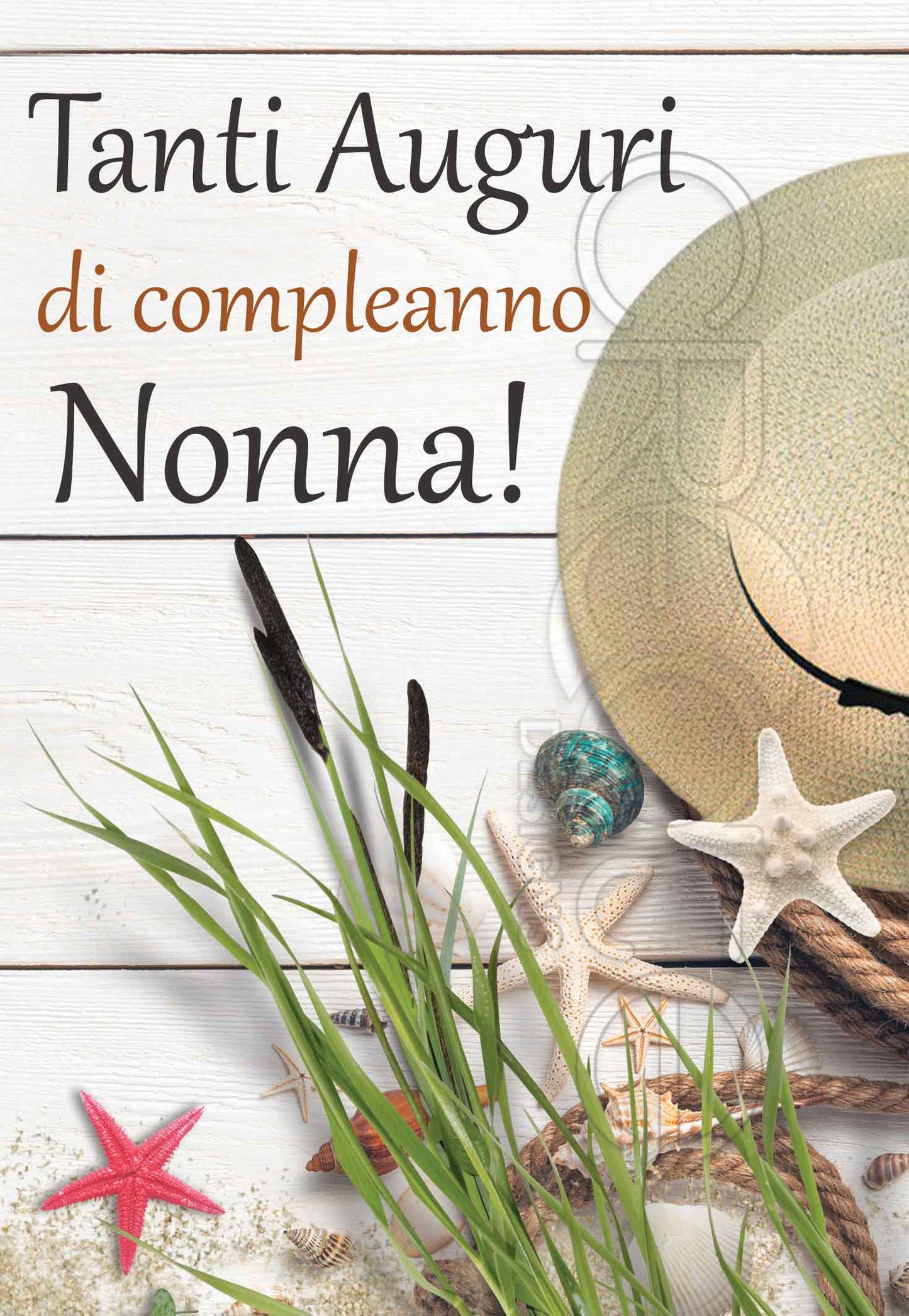 Birthday Card for grandmother in Italian