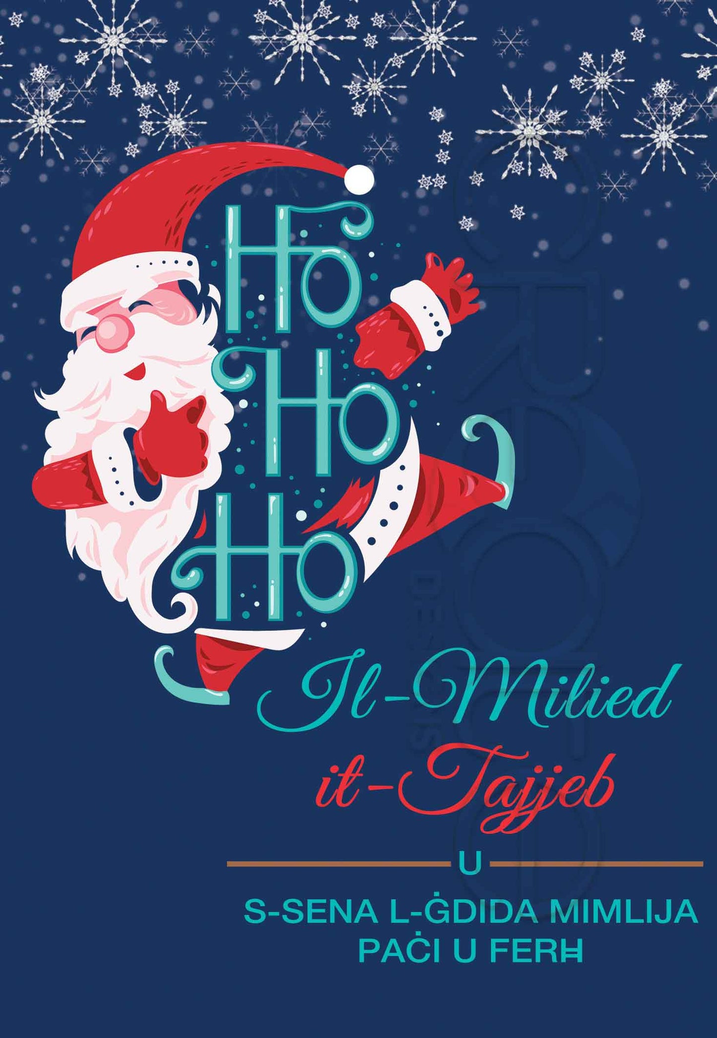 Kartolina tal-Milied b'Santa Klaws