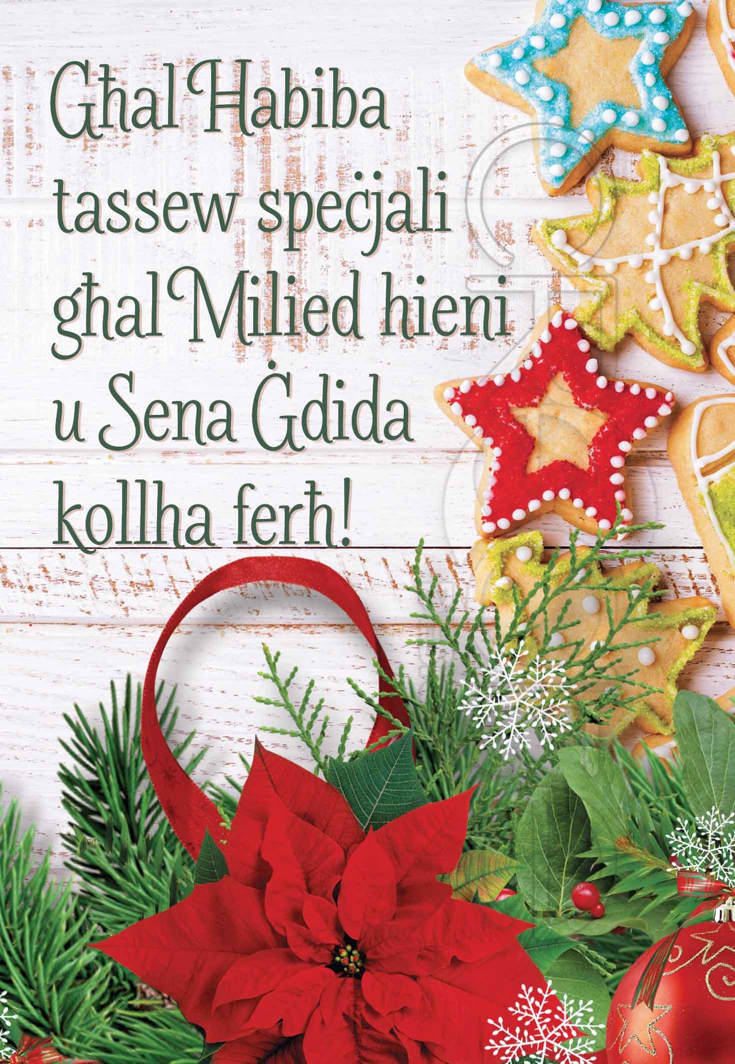 Kartolina tal-Milied għal Ħabiba