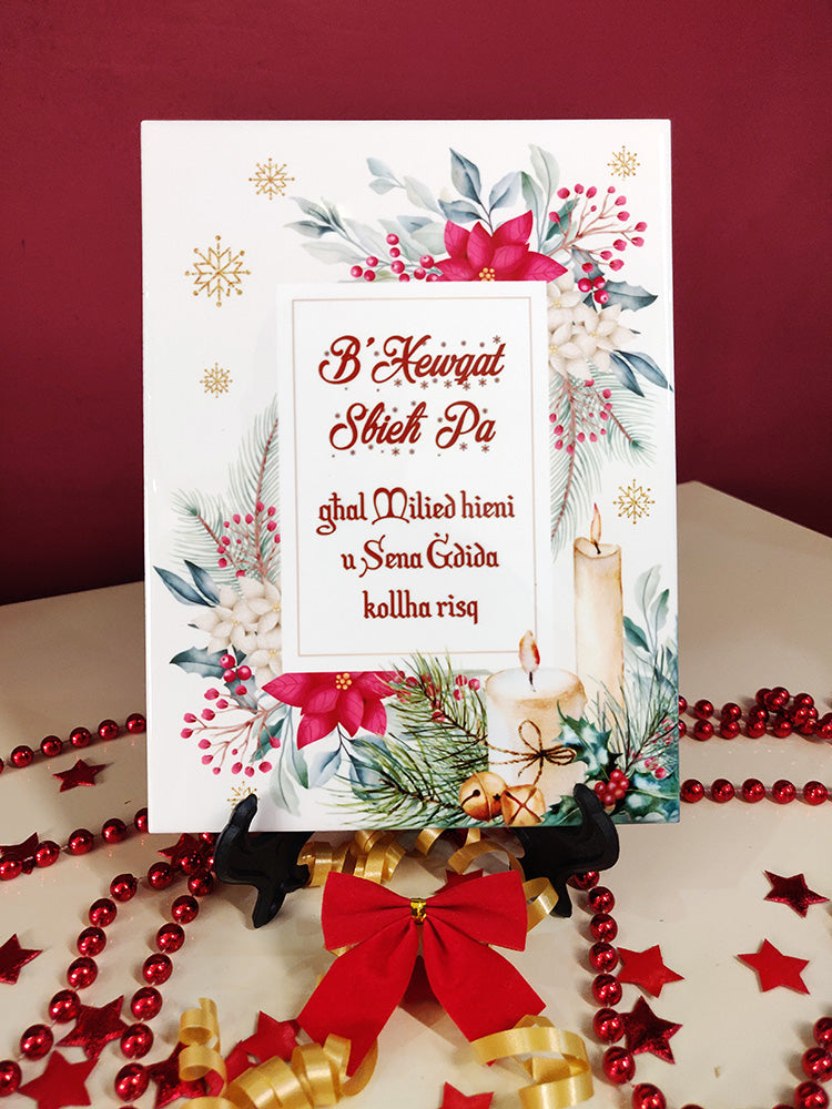 Christmas decorative tile (for father)