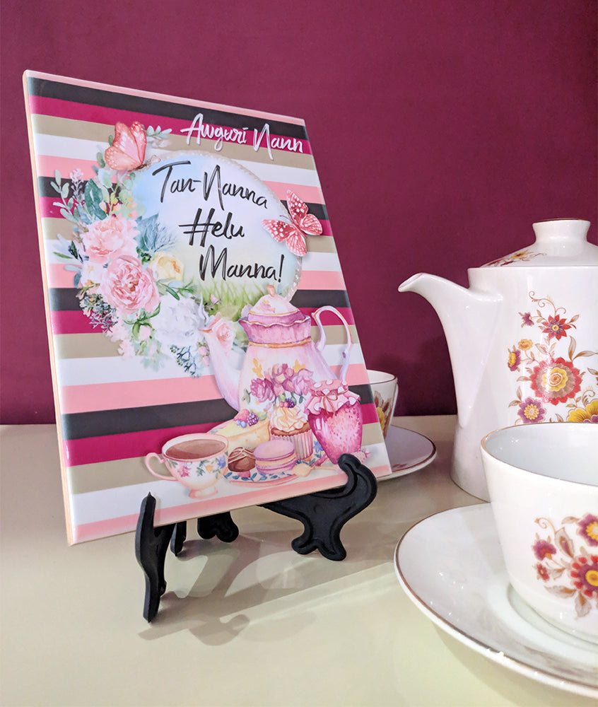 Decorative tile for the mother (grandma's sweet manna) – Create