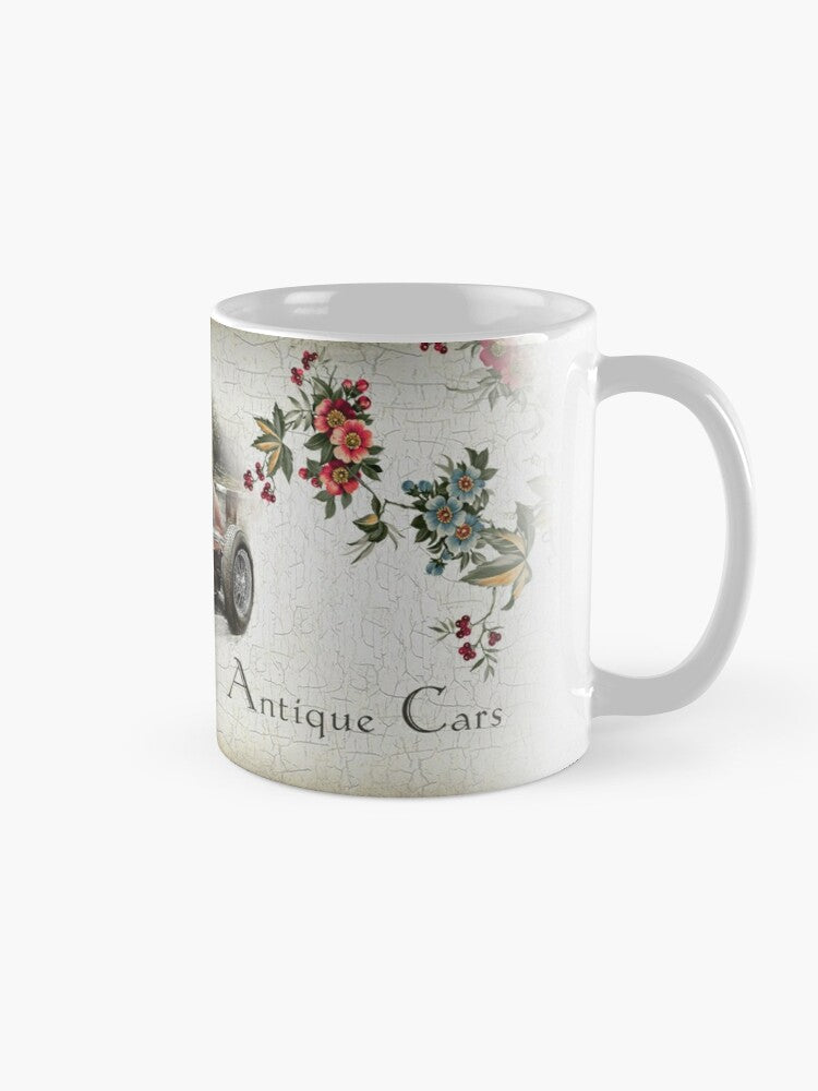 Mug with a picture of a vintage car (style 4)