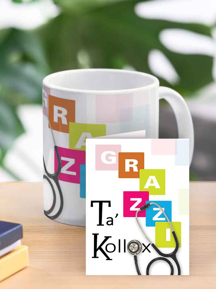 Thank you mug for doctors or nurses