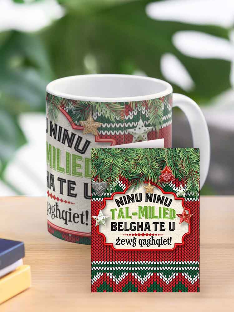 Christmas mug (Belgħa Te u Żewġ Qagħqiet)