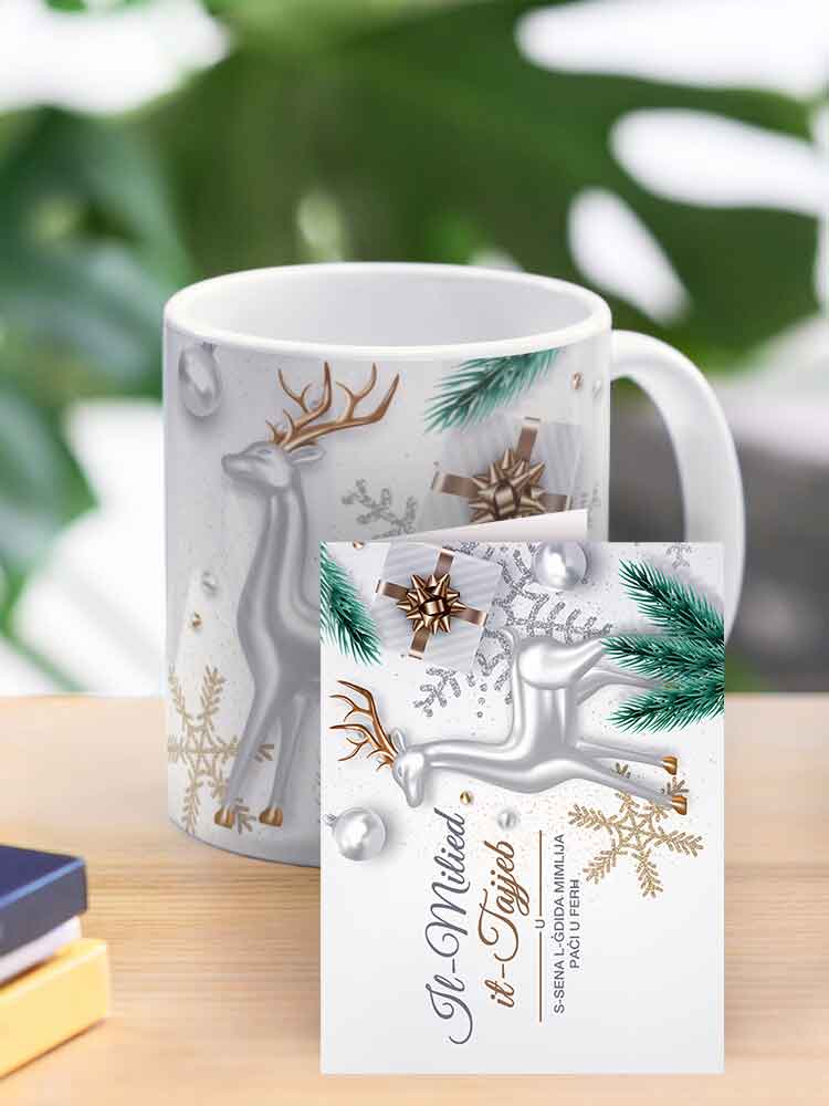 Christmas mug (with reindeer)