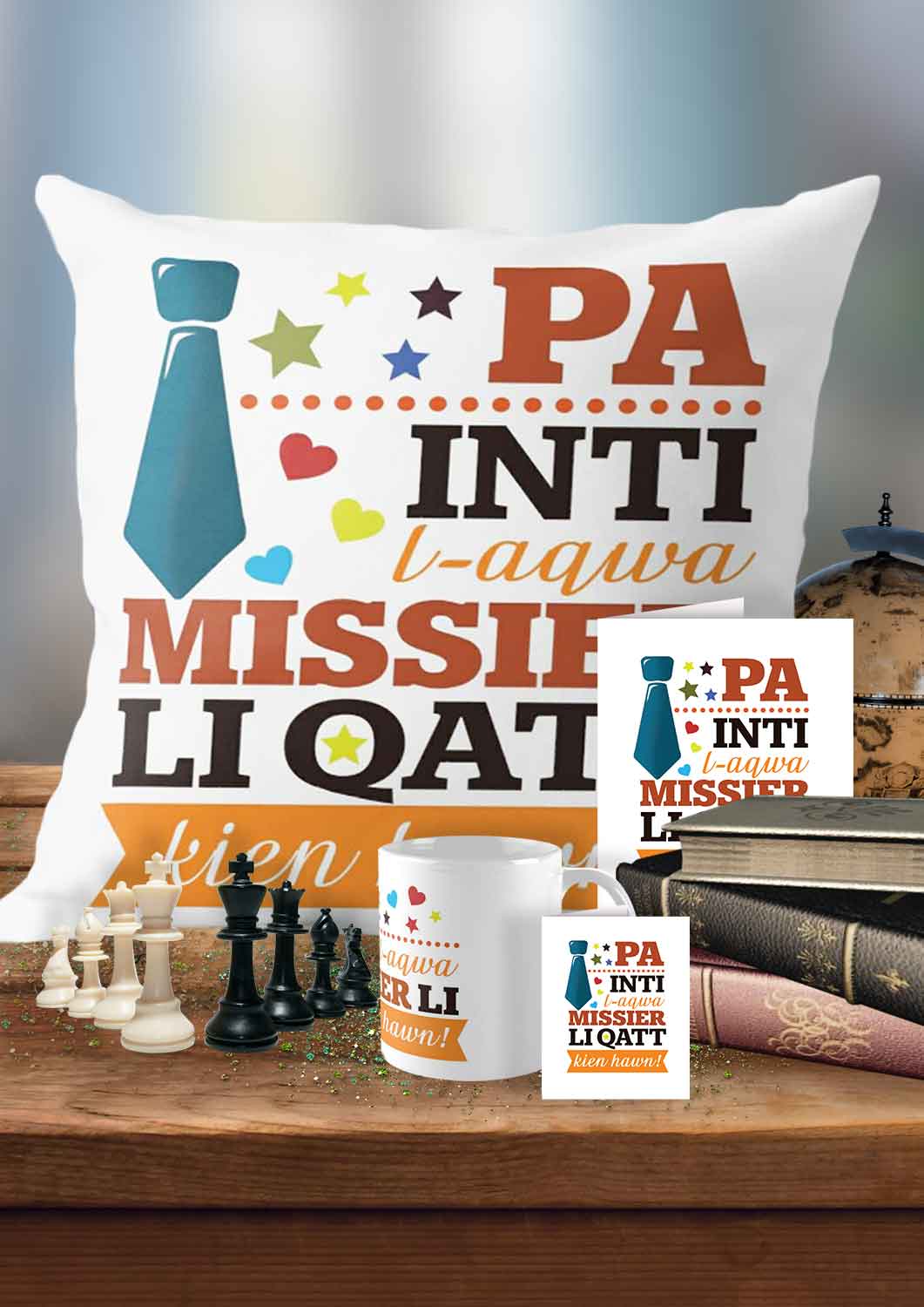 Sett Komplut għal Jum il-Missier (L-Aqwa Missier li qatt kien hawn)