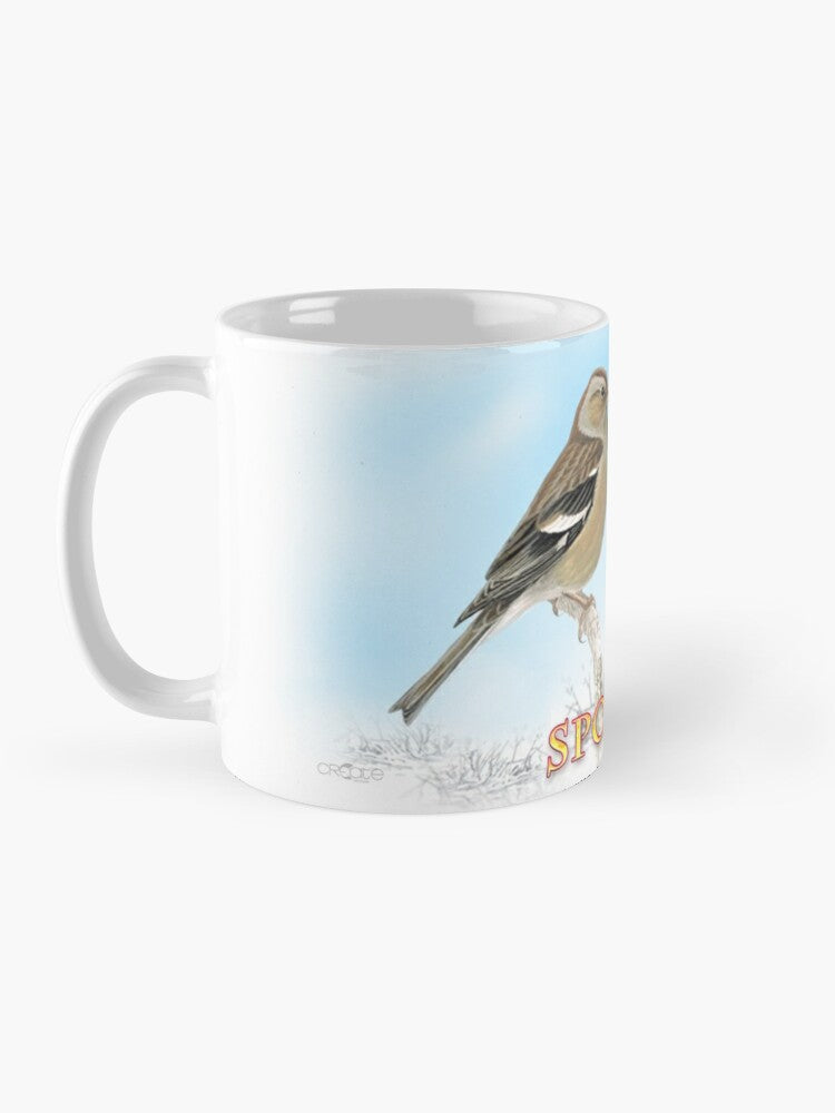 Mug with an image of Bird (ta' Sponsun)