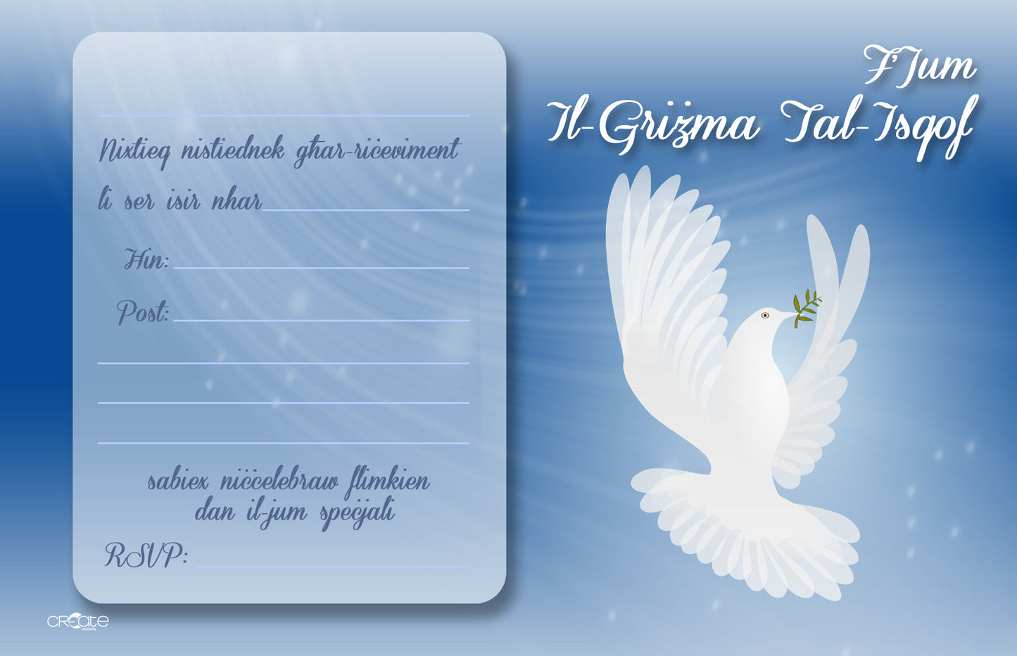 Holy Confirmation Invites Design 10 (Open) Boy