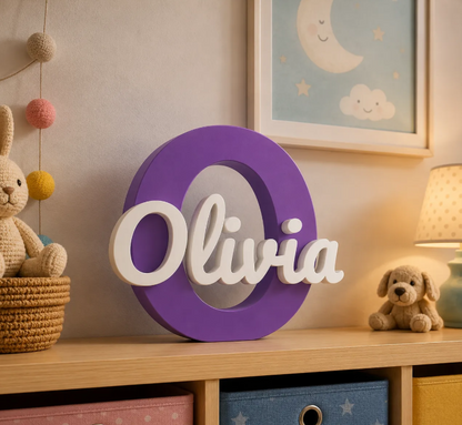Personalised Initial & Name Sign
