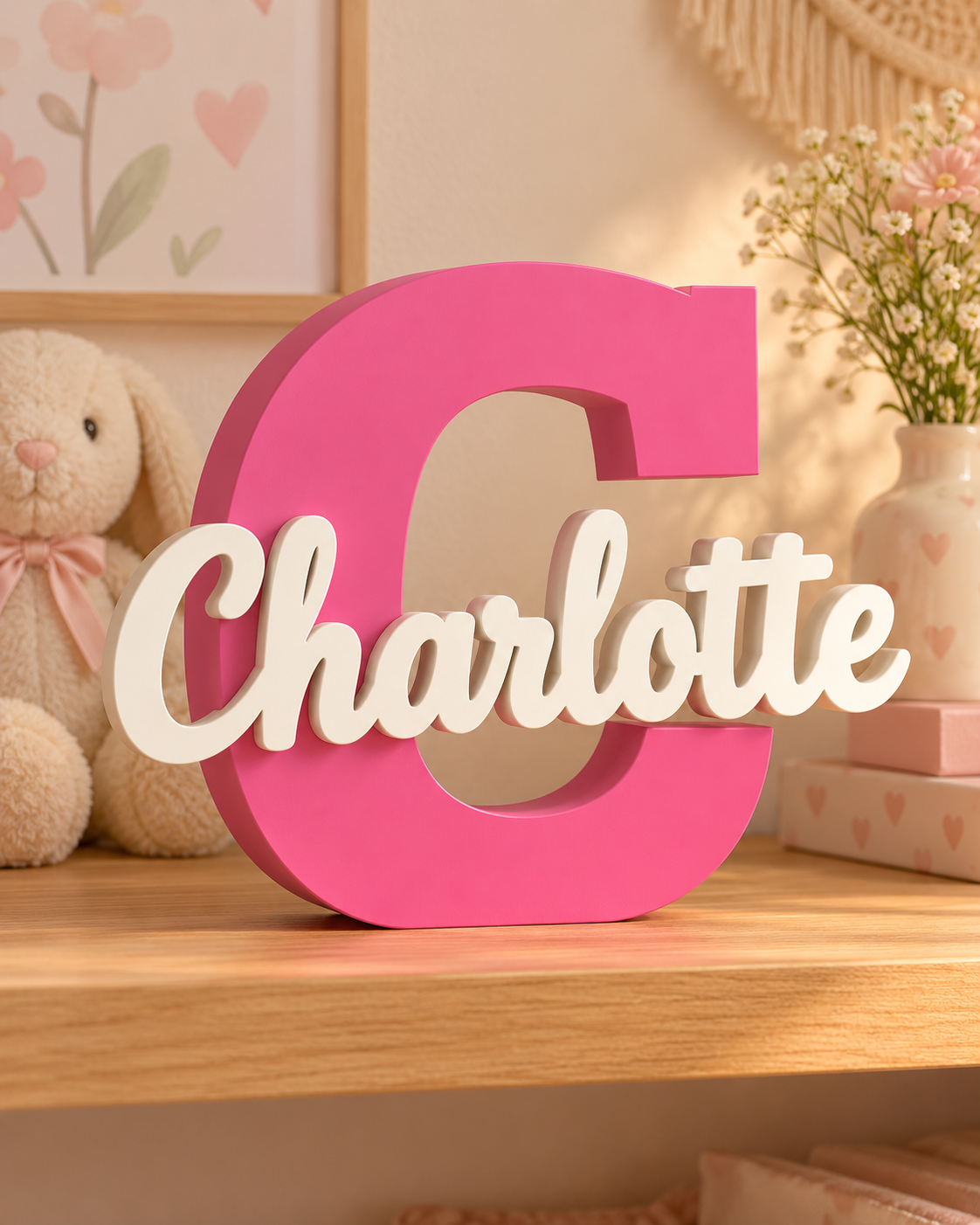 Personalised Initial & Name Sign