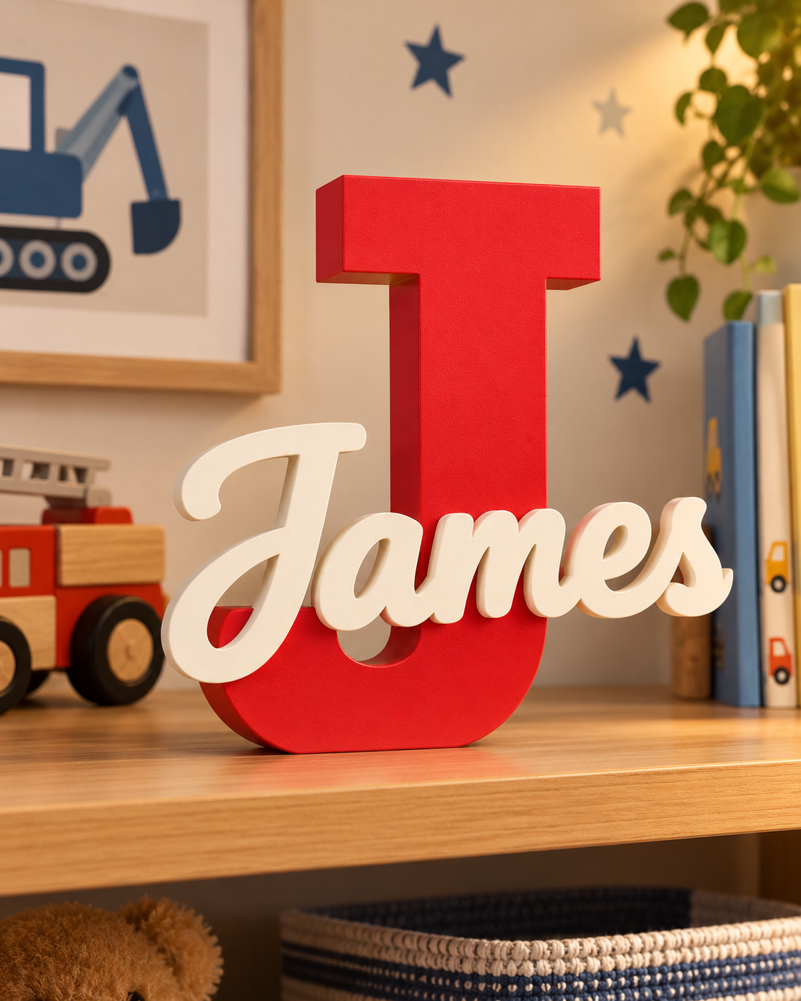 Personalised Initial & Name Sign