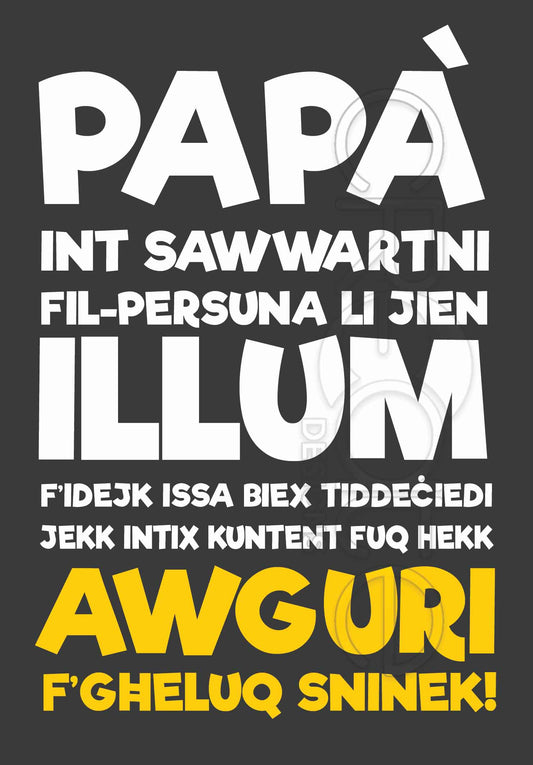 Birthday Card for your father