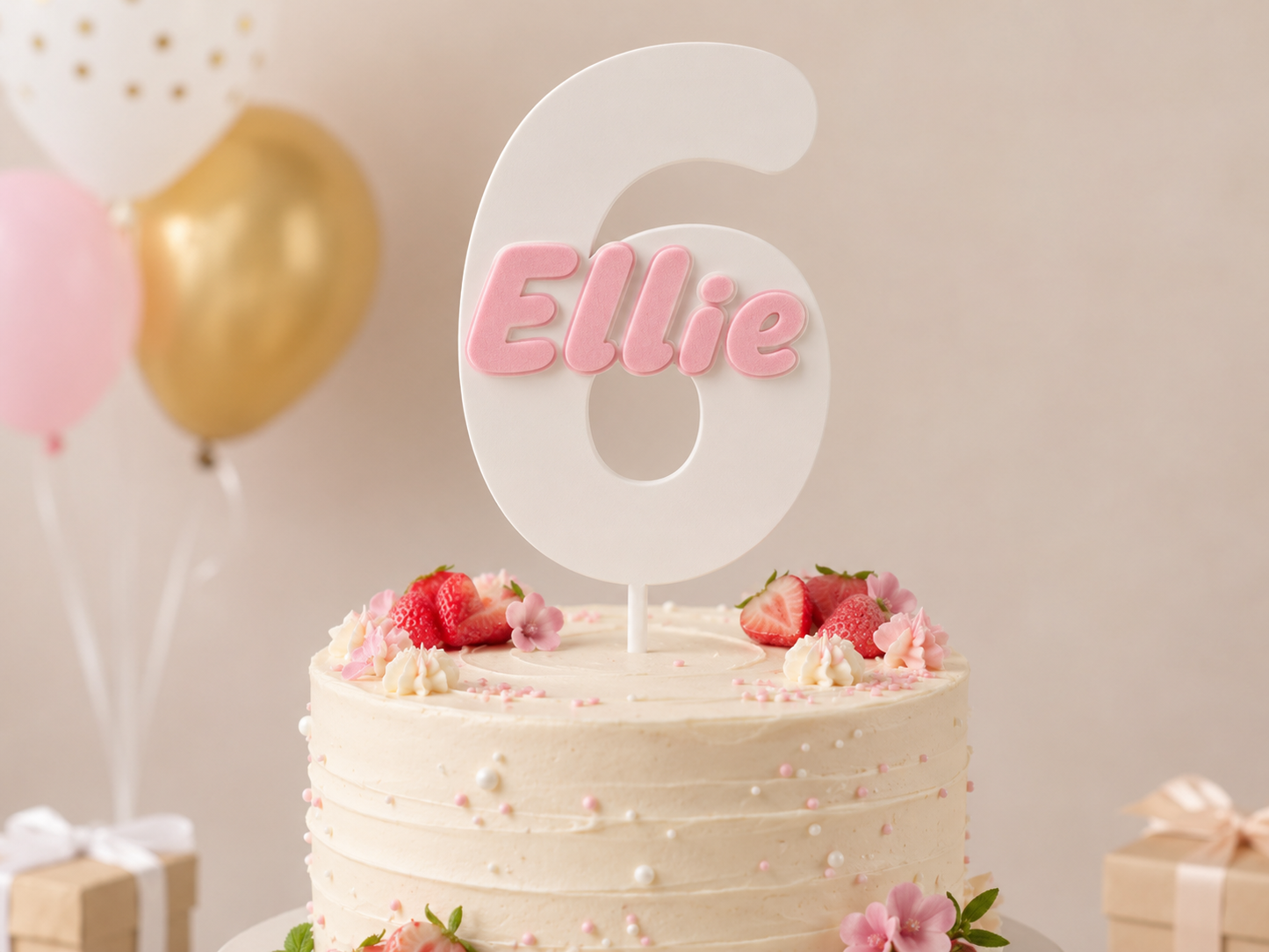 Personalised Cake Topper (Design 1)