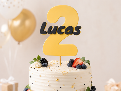 Personalised Cake Topper (Design 1)
