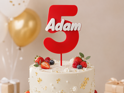 Personalised Cake Topper (Design 1)