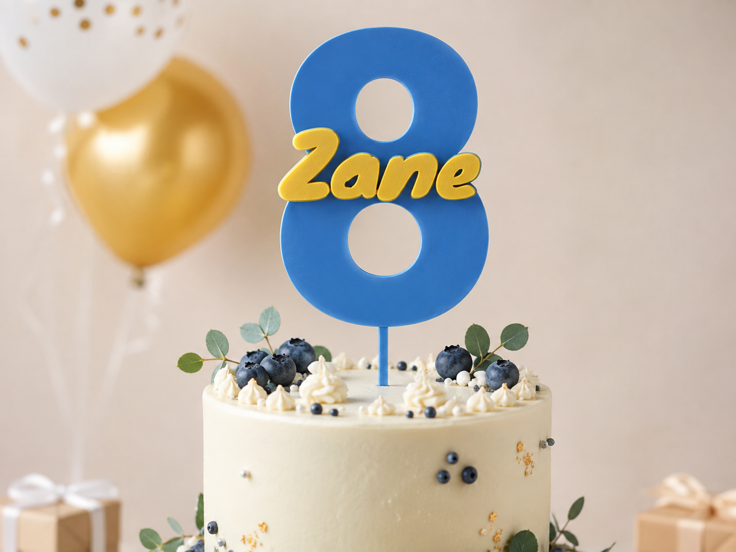 Personalised Cake Topper (Design 1)