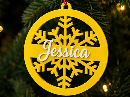 Personalised Christmas Ornament (Design 1)