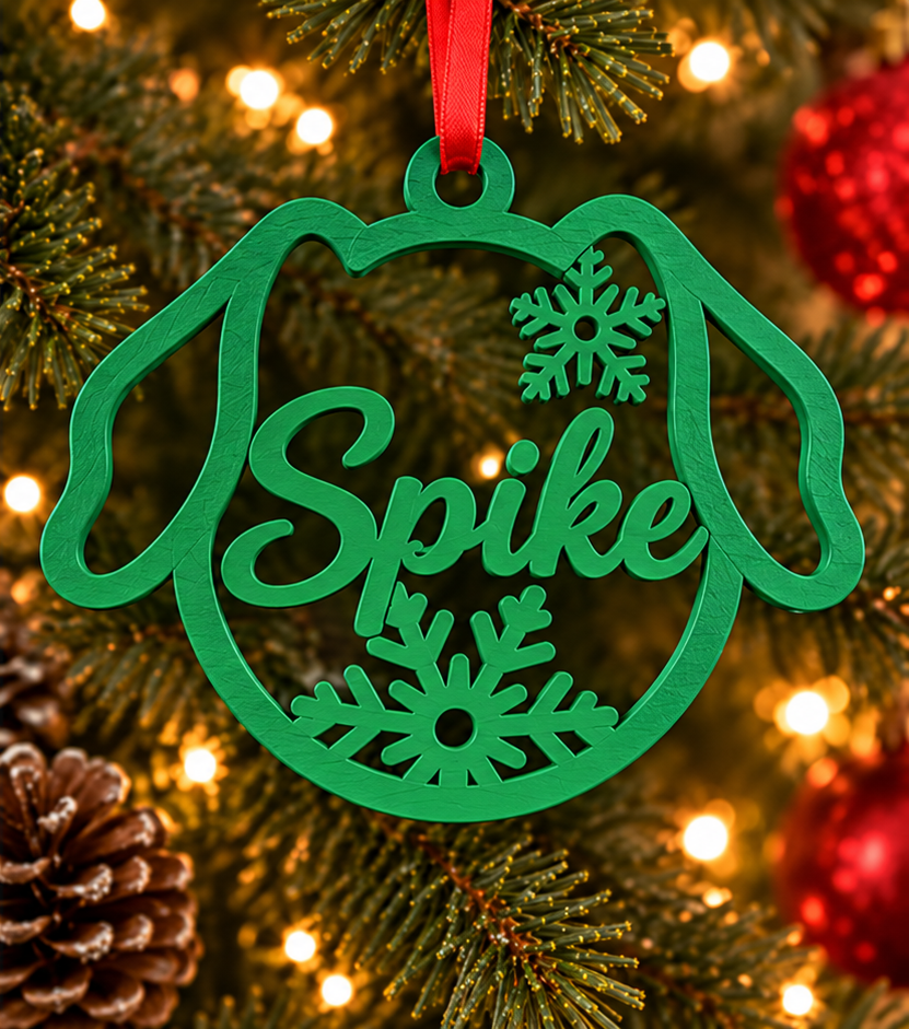 Personalised Pet Christmas Ornament (Design 2)