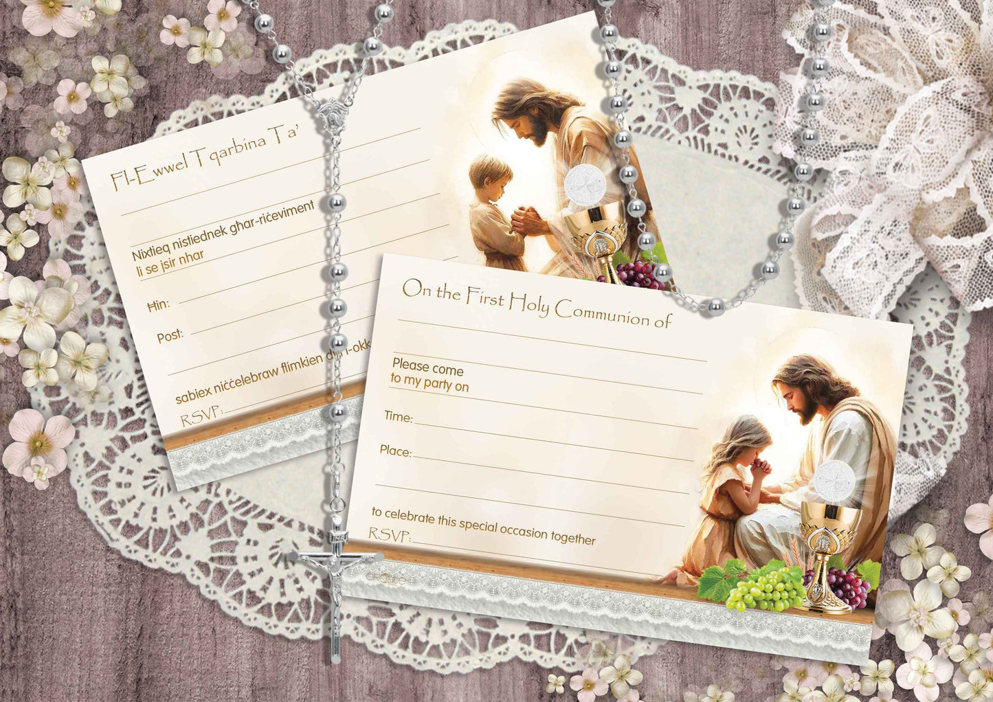 Holy Communion Invites Design 23
