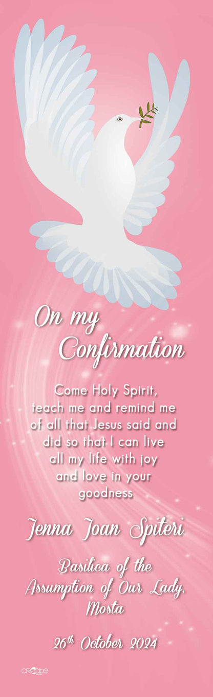 Holy Confirmation Bookmark (Design 10)