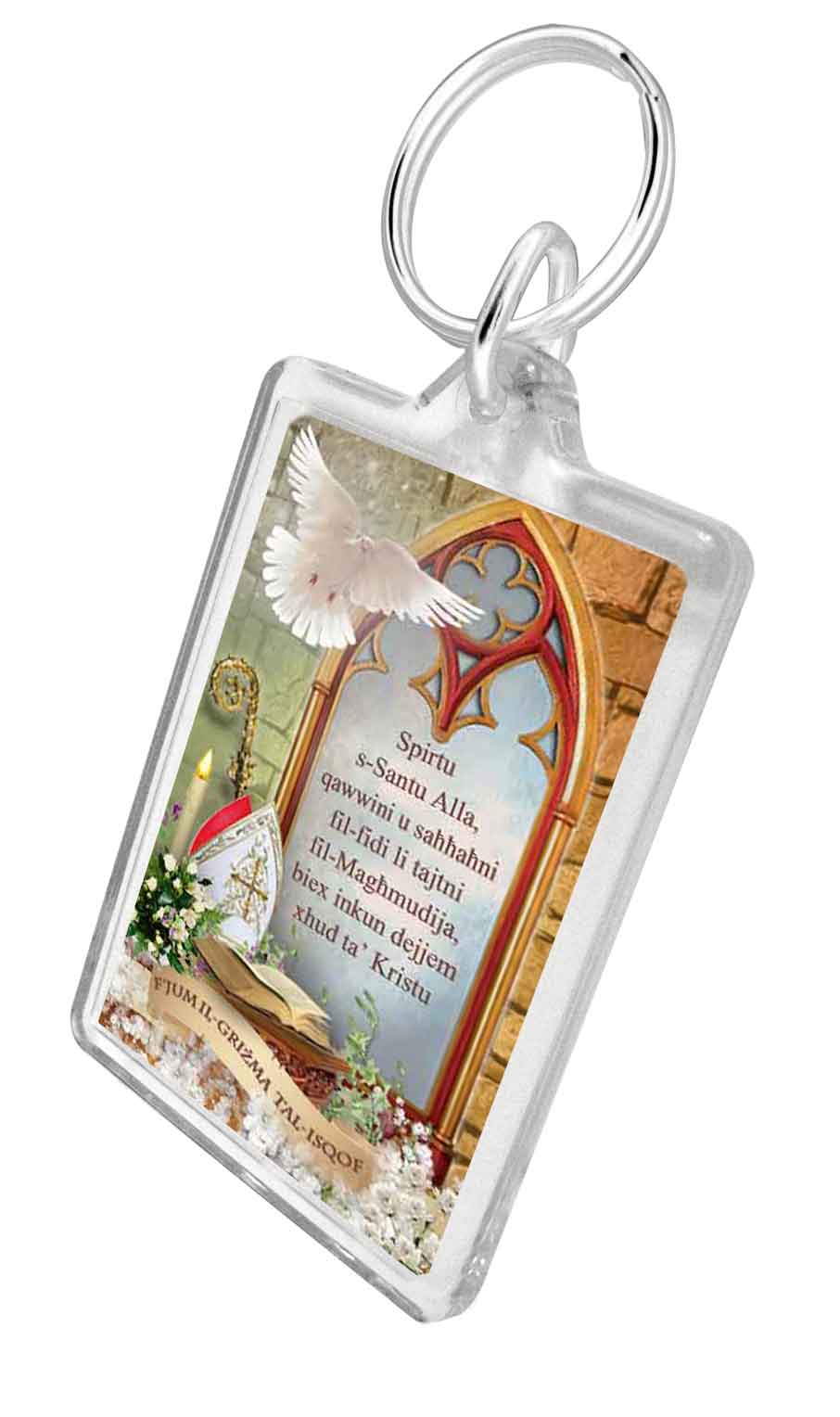 Holy Confirmation Keychain (Open Design 3)