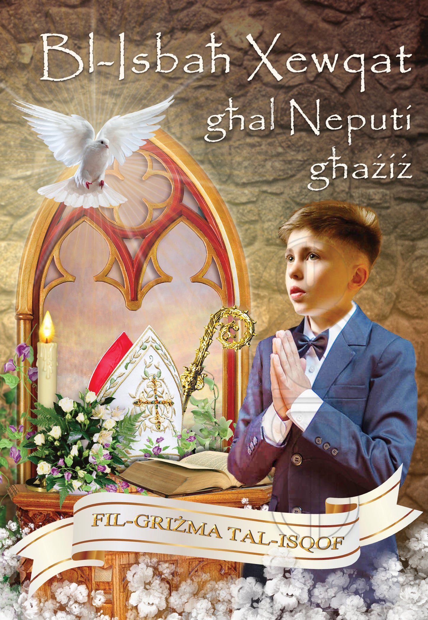 Holy Confirmation card (for Nephew)
