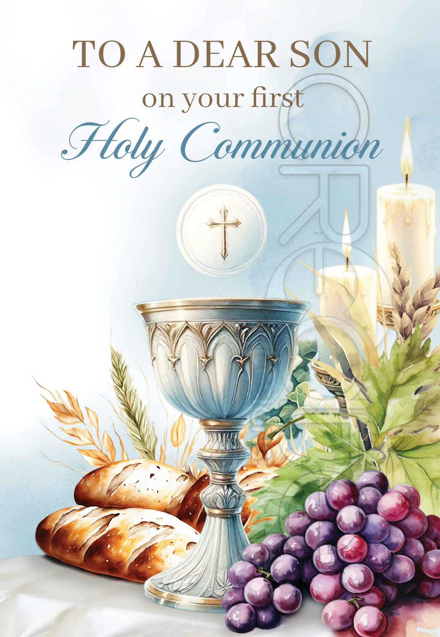 Holy Communion card for Son (English)