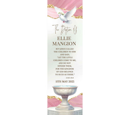 Baptism Bookmark (Design 10)