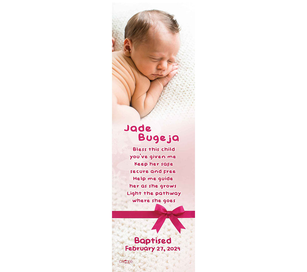 Baptism Bookmark (Design 3)