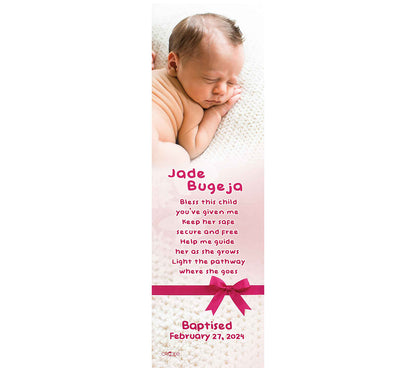 Baptism Bookmark (Design 3)