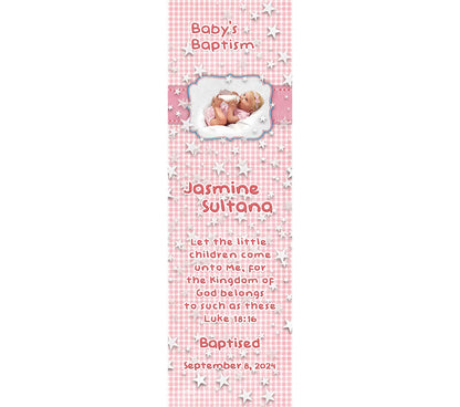 Baptism Bookmark (Design 4)