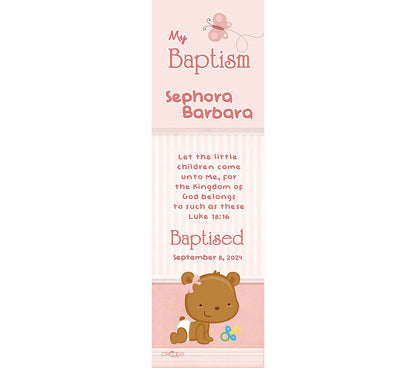 Baptism Bookmark (Design 7)