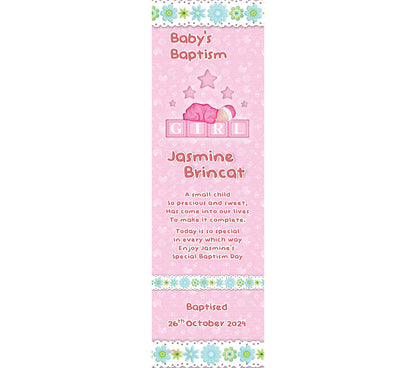 Baptism Bookmark (Design 8)