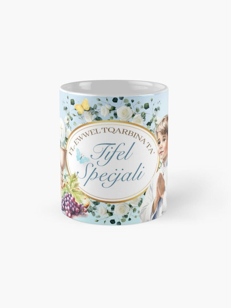 Holy Communion Mug for a Boy