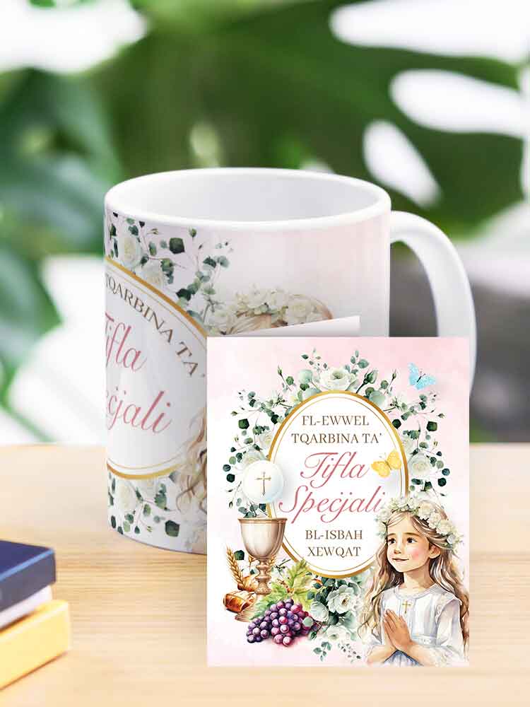 Holy Communion Mug for a Girl